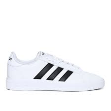 Tênis Adidas Grand Court 2.0 Masculino – Branco+Preto
